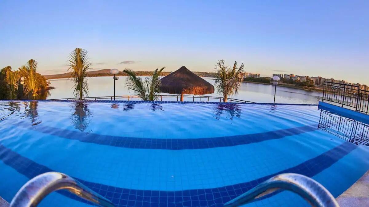 Apto Resort Do Lago Ate 8 Pessoas - Valor Promocional Caldas Novas Buitenkant foto