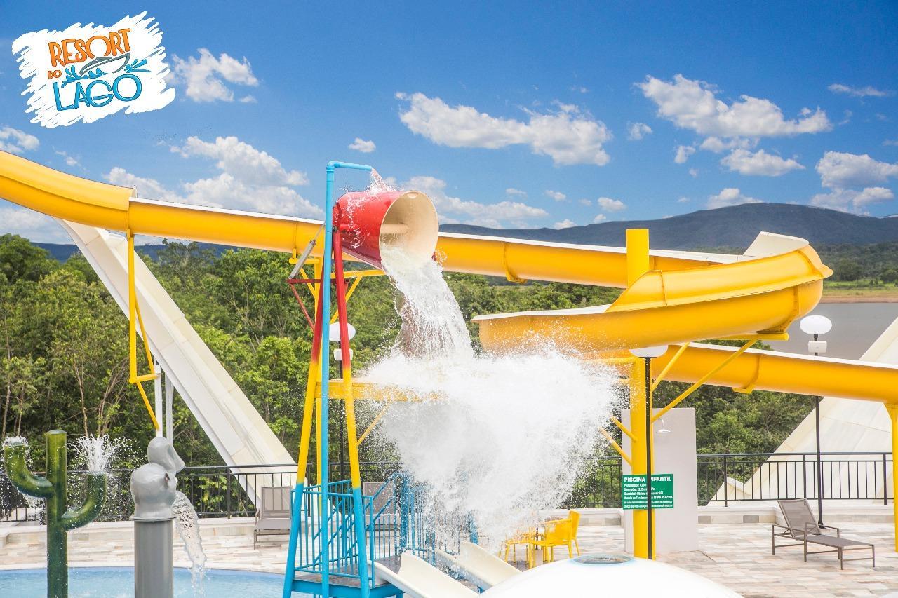 Apto Resort Do Lago Ate 8 Pessoas - Valor Promocional Caldas Novas Buitenkant foto