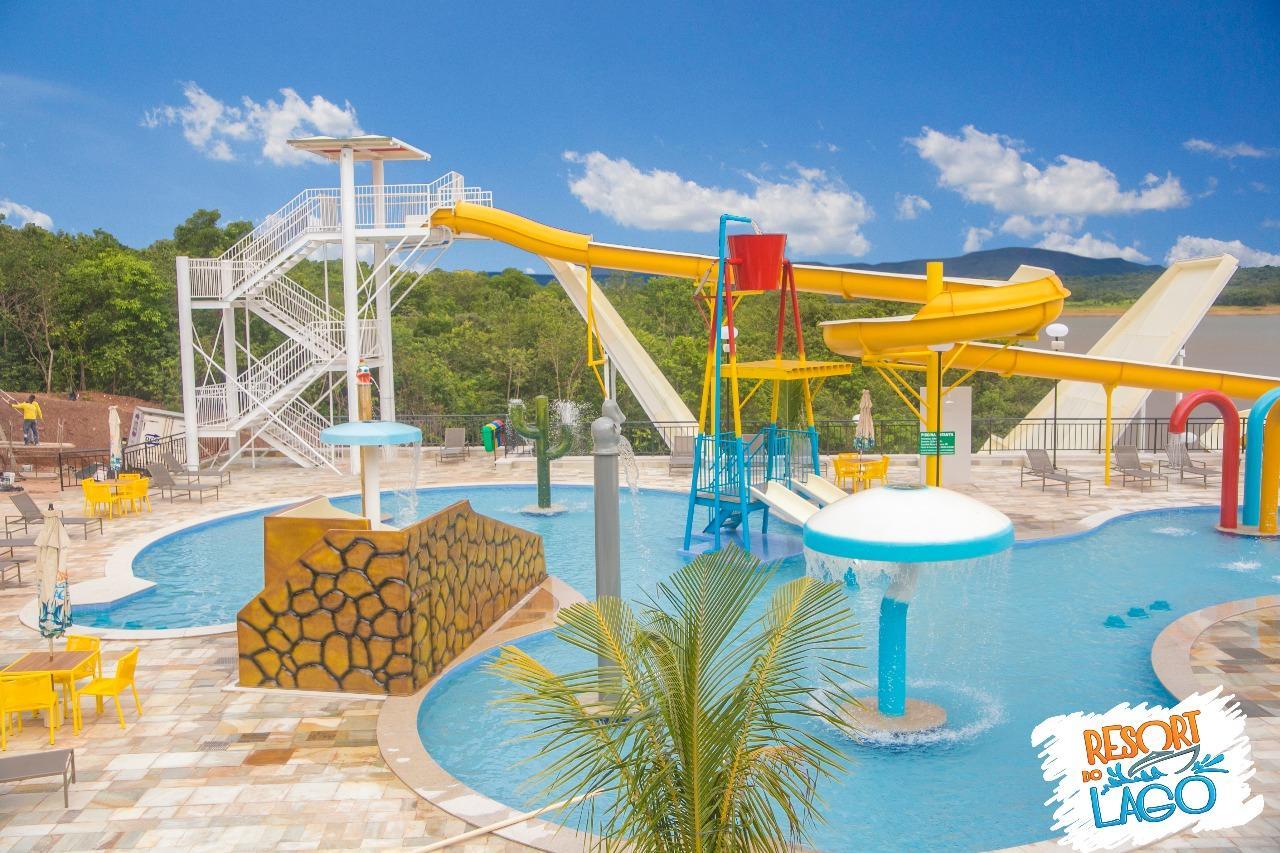 Apto Resort Do Lago Ate 8 Pessoas - Valor Promocional Caldas Novas Buitenkant foto