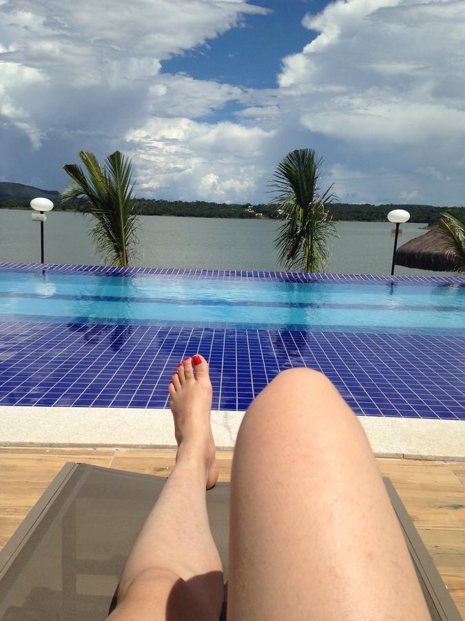 Apto Resort Do Lago Ate 8 Pessoas - Valor Promocional Caldas Novas Buitenkant foto