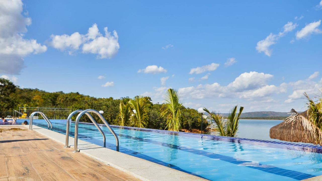 Apto Resort Do Lago Ate 8 Pessoas - Valor Promocional Caldas Novas Buitenkant foto